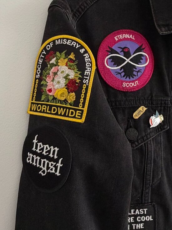 Custom Patchwork Jean Jacket